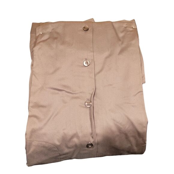 17-1/2 Neck 32/33 Perry Ellis Portfolio Silver Gray Collar Stays Dress Shirt - Picture 4 of 4